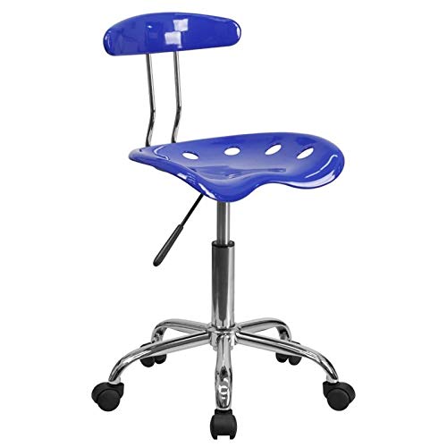 Ergonomic UrbanPro Blue Swivel Office Chair - Adjustable Height & Lumbar Support for Home, Gaming, and Workspace Comfort