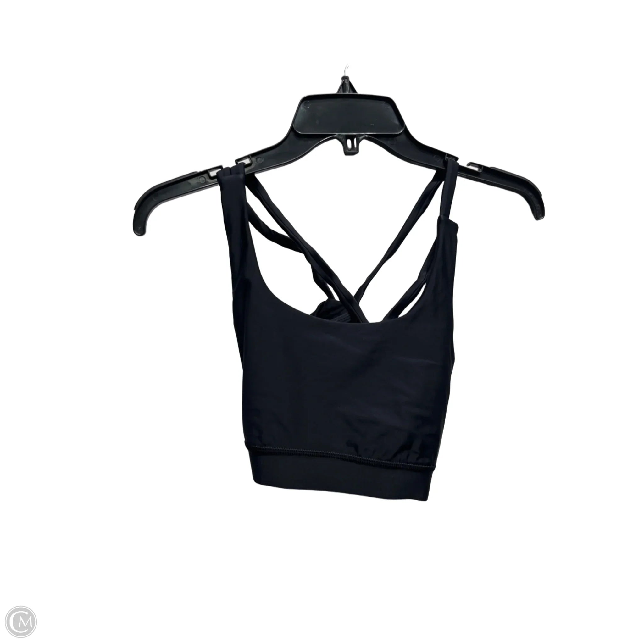 Lululemon Black Athletic Sports Bra - Size 6 - High Support Workout Top for Running, Yoga & Gym