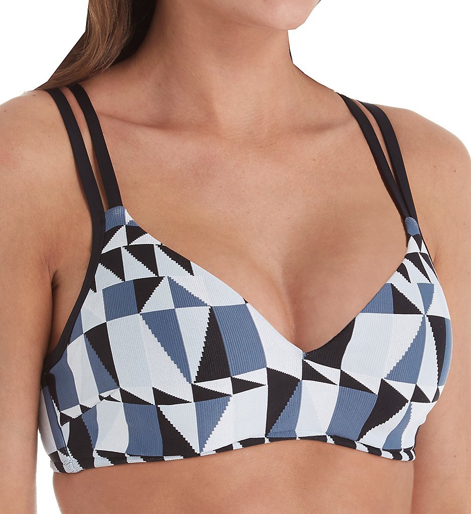 Seafolly Women's Standard DD Cup Bralette Bikini Top - Supportive Swimwear for Beach, Pool & Vacation | Comfortable Wire-Free Design for Summer Water Activities