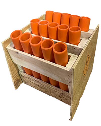 15 Shot Colorful Fan Firework with HDPE Tubes - Perfect for 4th of July, New Year's Eve & Outdoor Celebrations