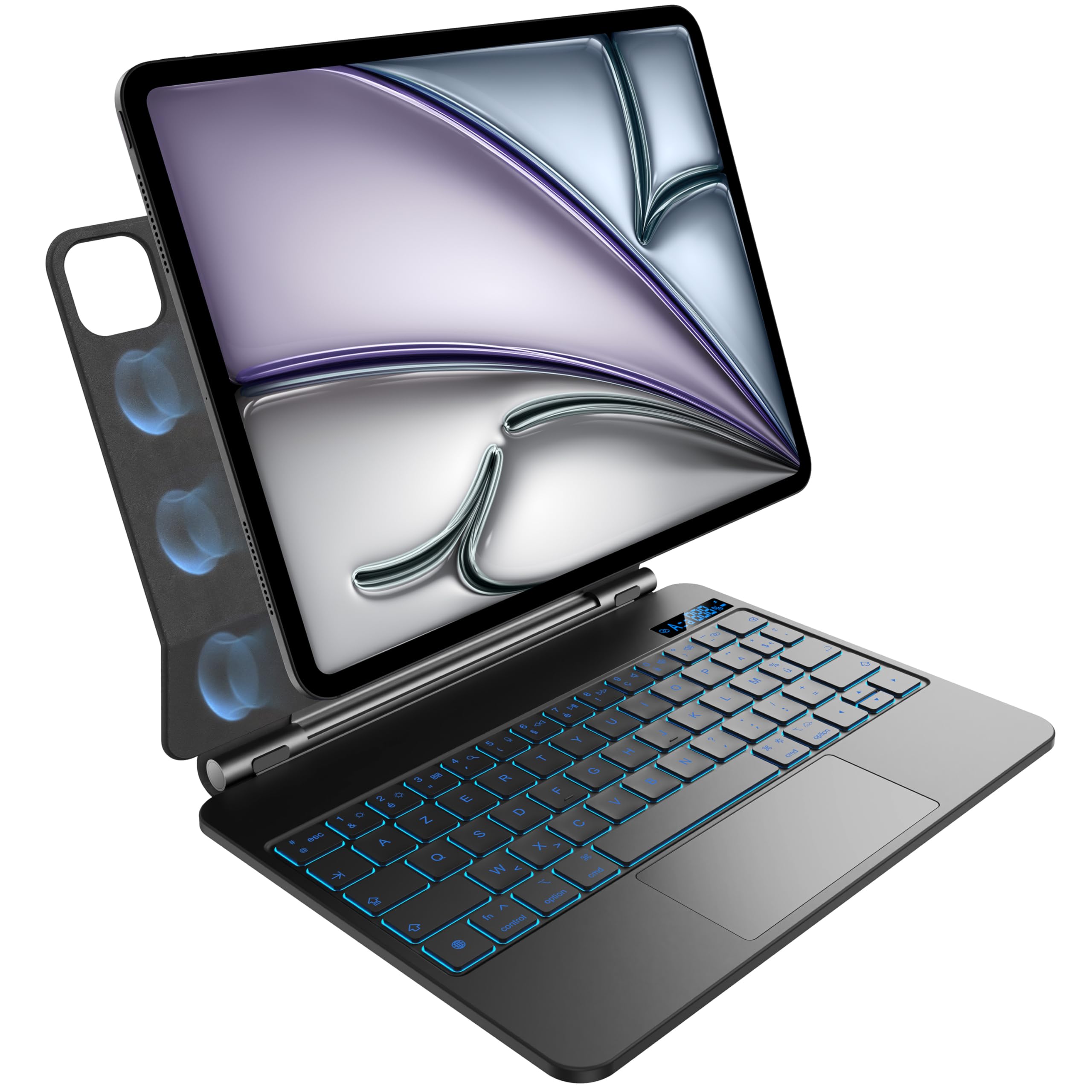 Magnetic Floating Magic Keyboard for iPad Air 11-inch (M3/M2, 2025/2024), Air 5th/4th Gen & iPad Pro 11