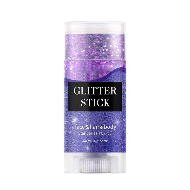 Purple body glitter stick