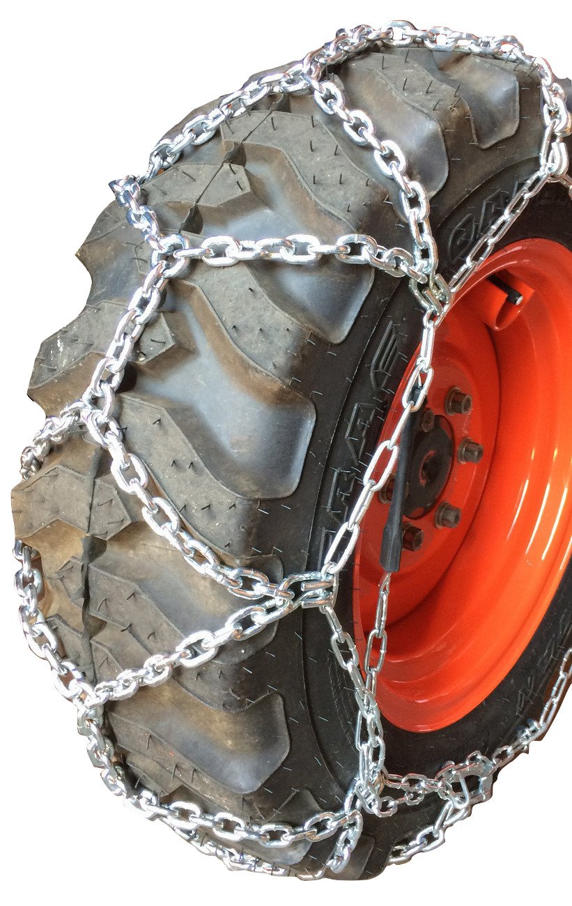 Craftsman 247.20379 15x6.00-6 Tire Chains for Snow & Ice - Heavy Duty Traction (Pair) - Perfect for ATVs, Tractors & Snow Removal Equipment