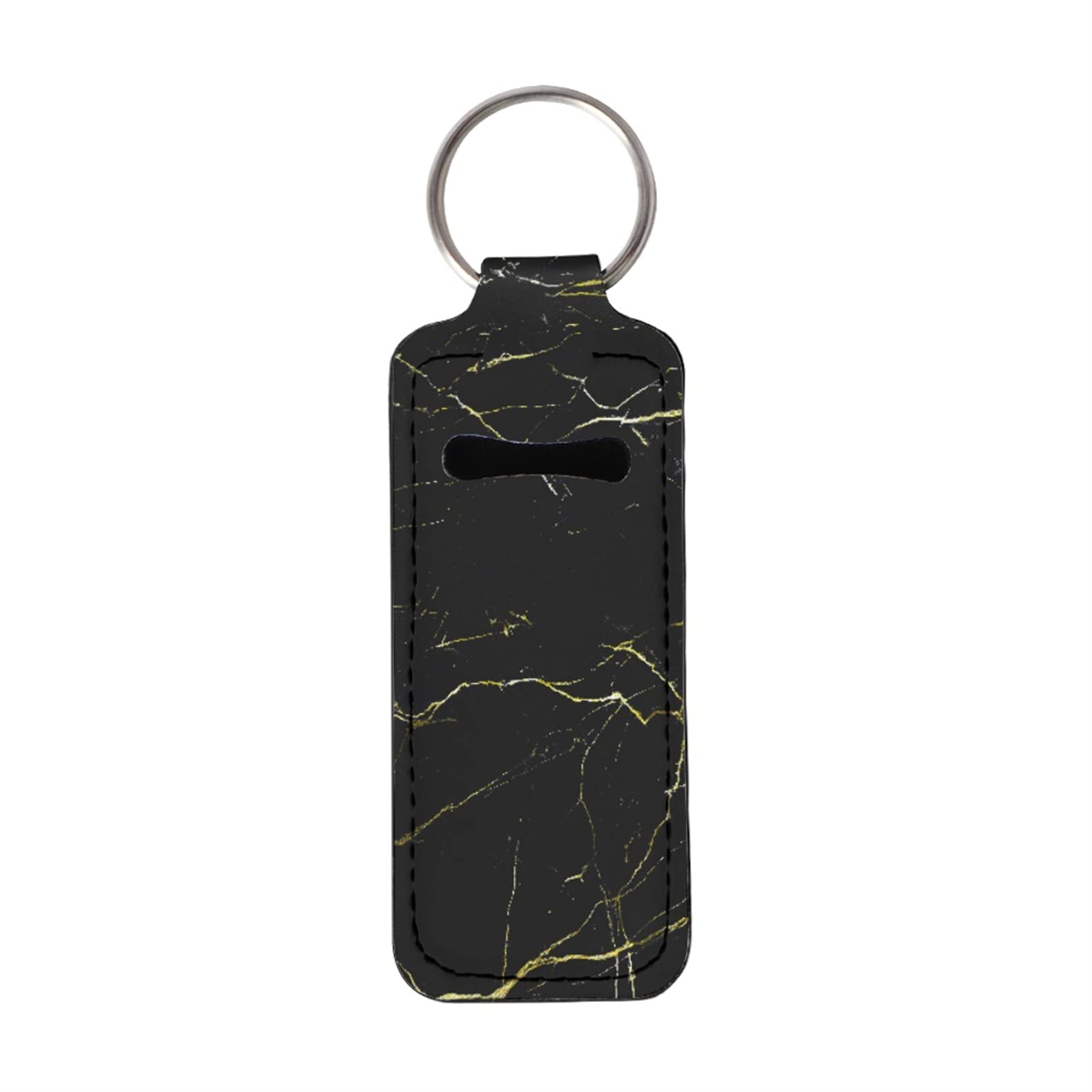 Stylish Print Chapstick Keychain Holder - Lip Balm & Lipstick Holder for Women - Perfect for Keys, Purses, and Everyday Essentials (Gifts for Her)
