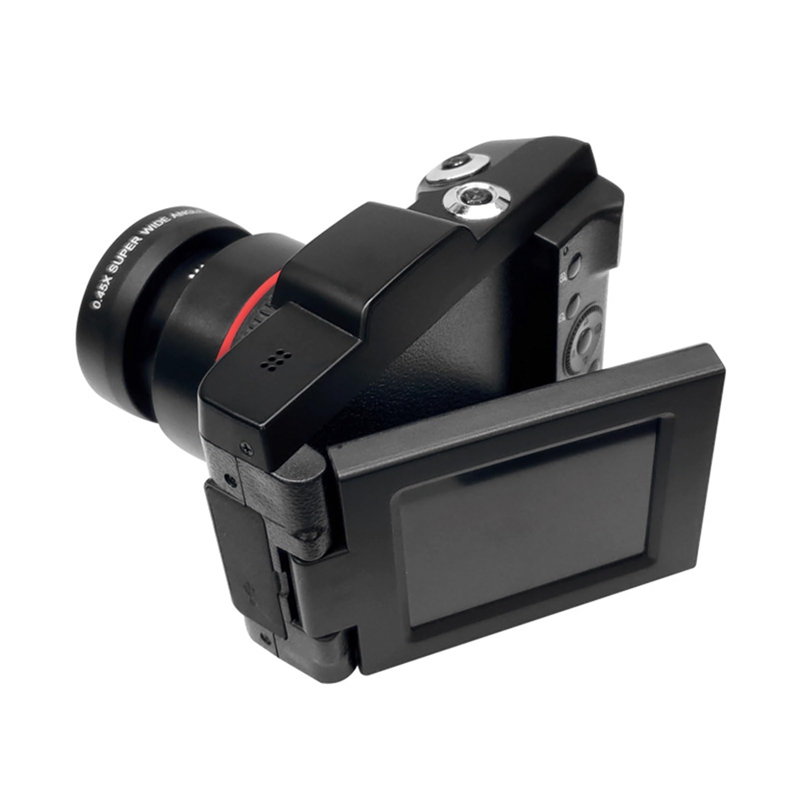 HD Flip Screen Camcorder with Wide Angle Lens - MZZYG Digital Video Camera for Vlogging, YouTube & Selfie Recording | Perfect for Travel, Events & Home Videos