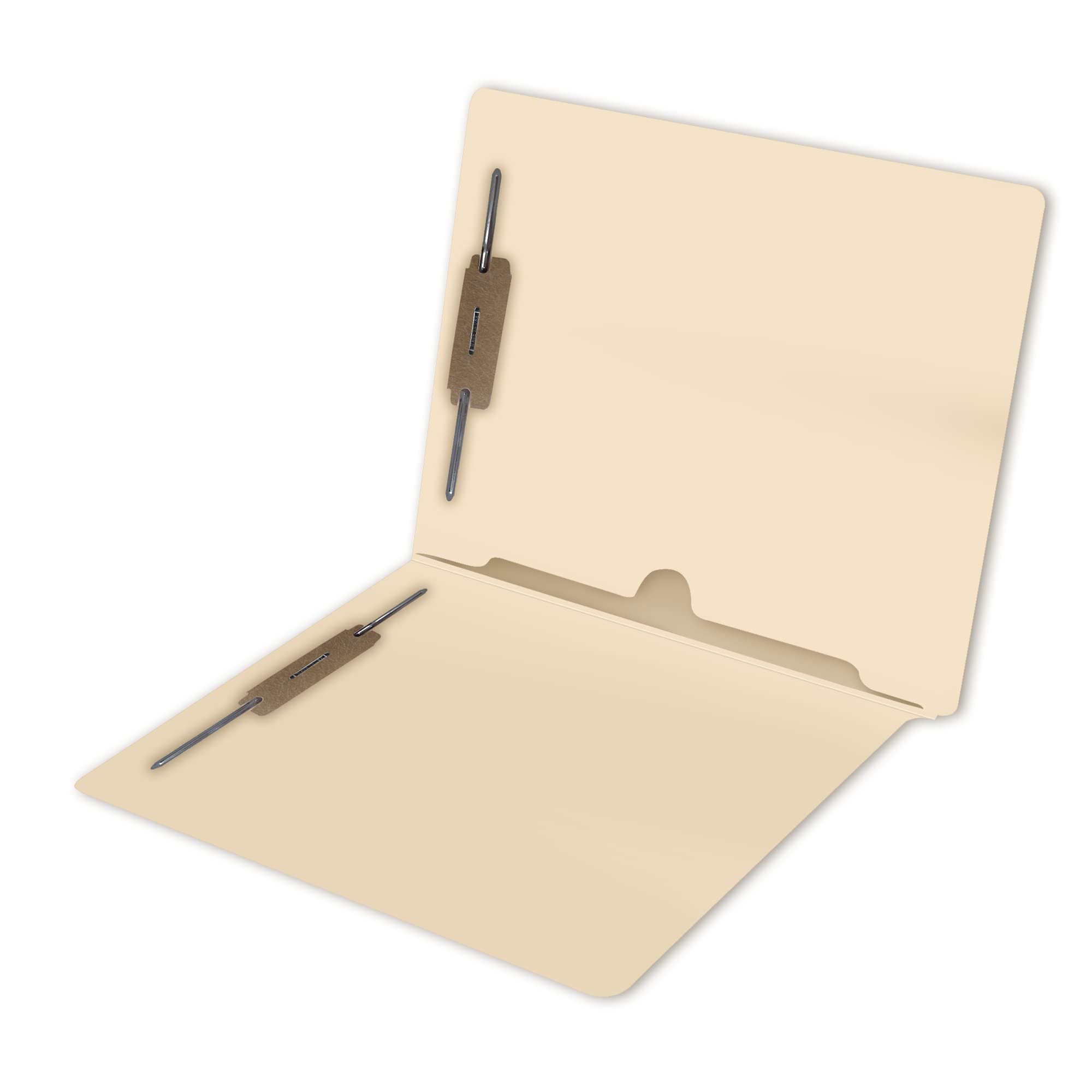 Doctor Stuff Manila Pocket File Folders - Letter Size (8.5 x 11 Inches), 2 Fasteners, 11pt Thick Manila Paper, Pack of 250 - Perfect for Office Organization, School Projects & Document Storage