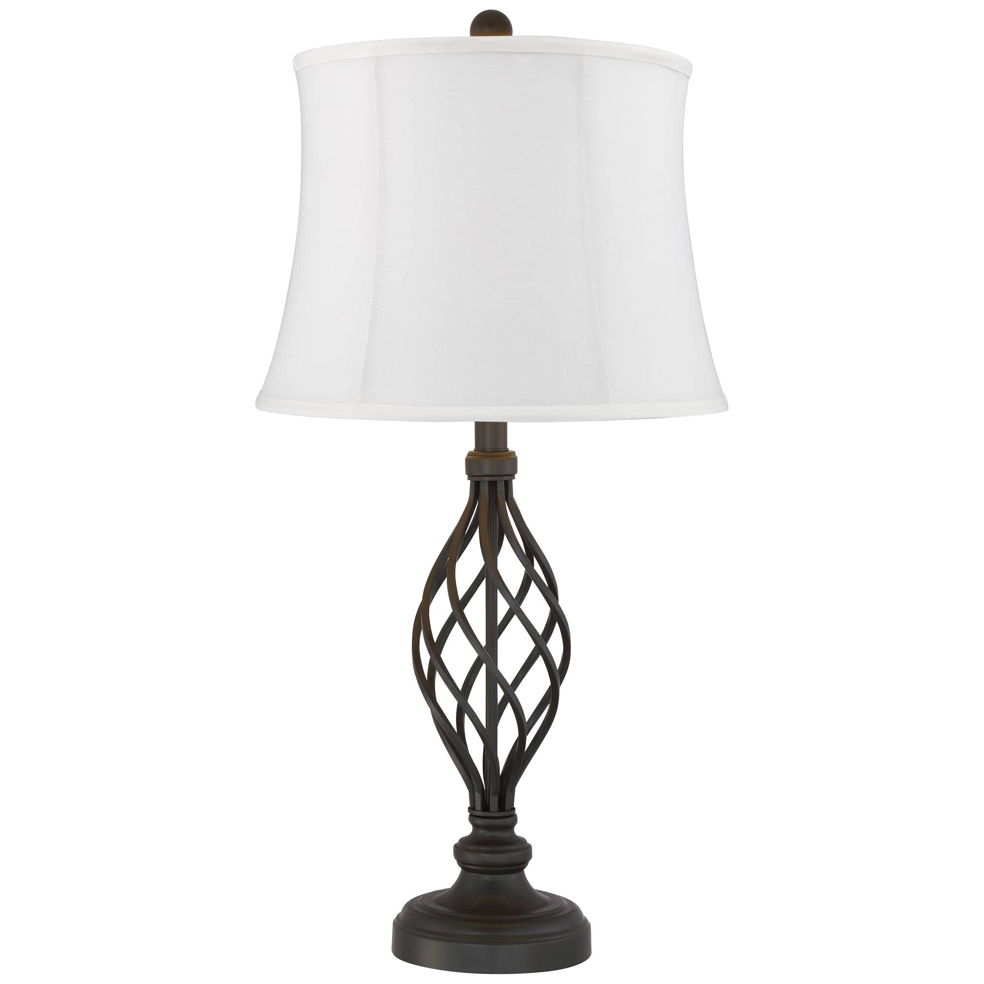 Franklin Iron Works Annie Modern Industrial Table Lamps - Set of 2, 28