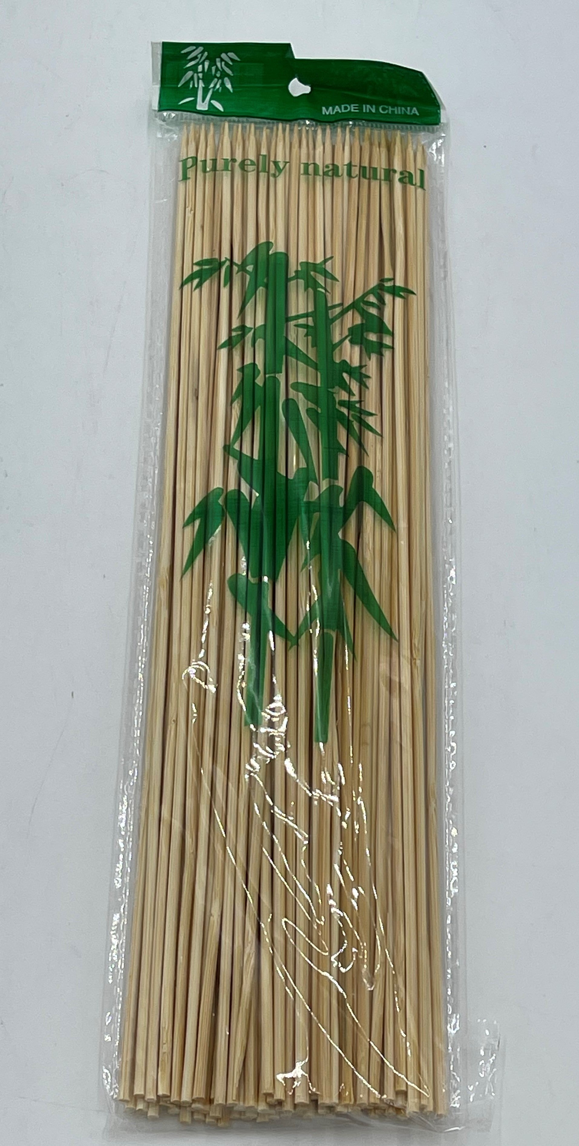 12 Inch Bamboo Skewers for Grilling, BBQ, Kebabs, and Fruit Platters - Natural Wooden Skewers for Shish Kabob, Appetizers, and Party Food Serving
