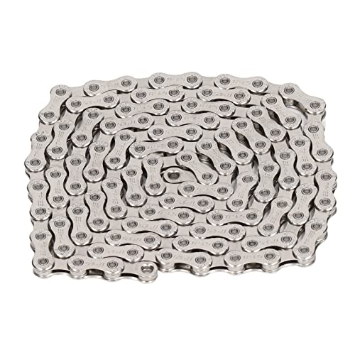116 Links Gold Electroplated Bicycle Chain - High Carbon Steel 12-Speed Bike Chain for Mountain Bikes & Folding Bikes | Durable & Smooth Cycling for Trail Riding & Urban Commuting