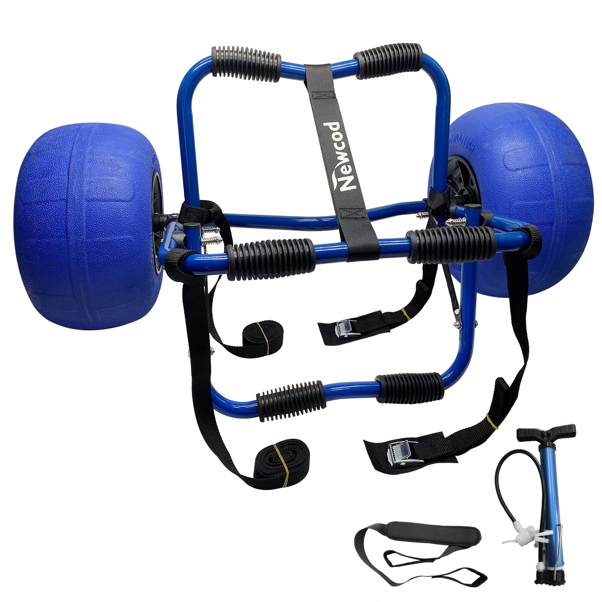Newcod Heavy Duty Kayak Cart - Portable Kayak Dolly for Canoe, SUP & Paddle Board Transport | Beach, Lake & Outdoor Water Sports Accessories