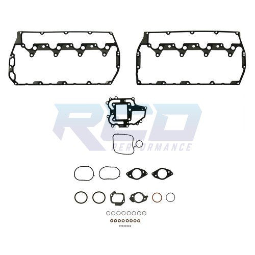 Fel Pro 6.7L Power Stroke 11-19 Valve Cover Gasket Set - Heavy Duty Diesel Engine Replacement Part for Ford Trucks & Work Vehicles