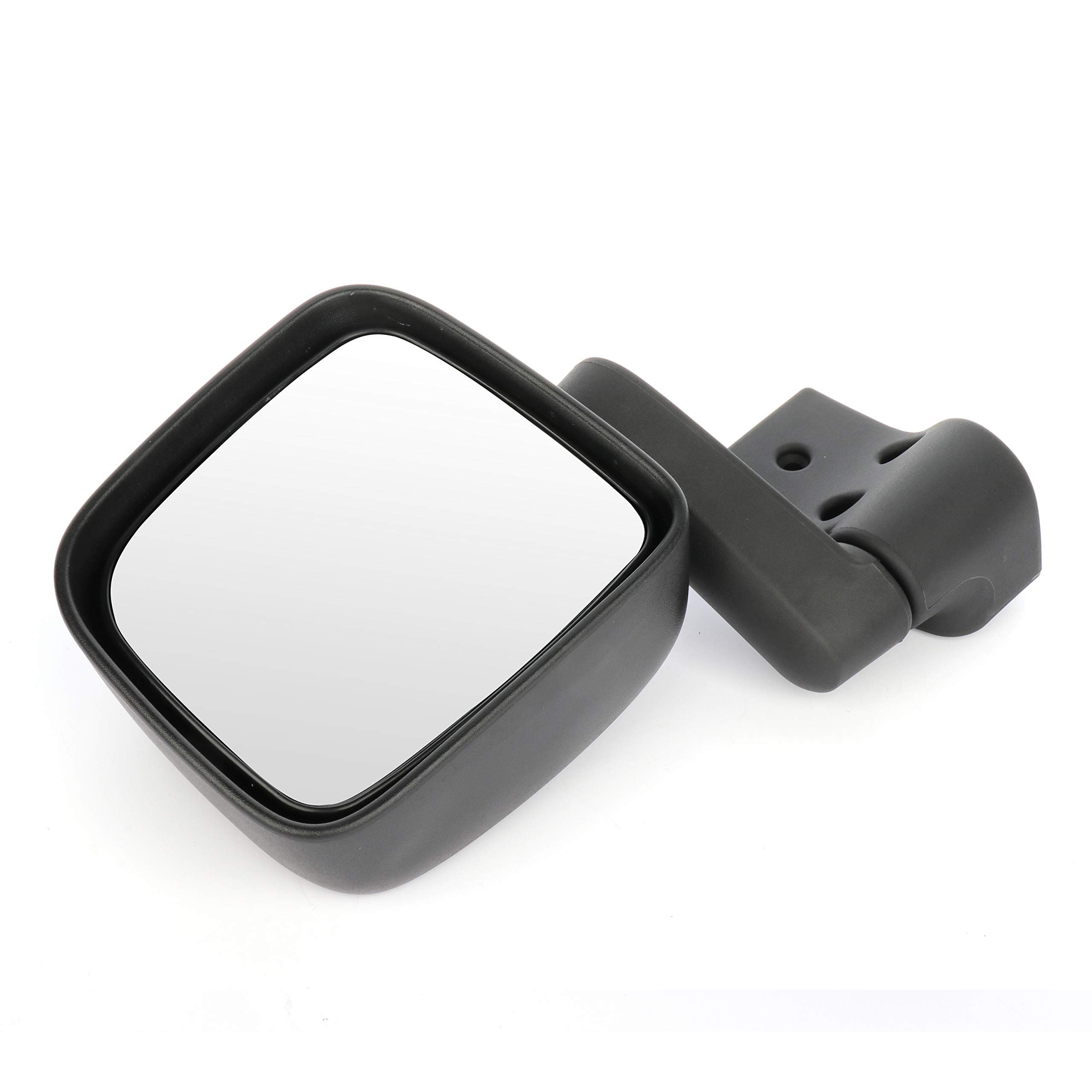 CCiyu Manual Adjustable Folding Side Mirrors for 2003-2006 Jeep Wrangler TJ - Driver & Passenger Replacement - Perfect for Off-Roading & Daily Commuting