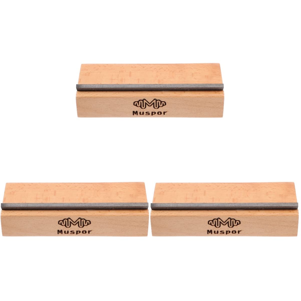 Milisten 3-Piece Guitar Fret End Beveling File Set - Professional Maple Fret Dressing Tools with 35/90 Degree Angles for Guitar Repair & Maintenance | Perfect for Luthiers, Guitar Techs & DIY Enthusiasts