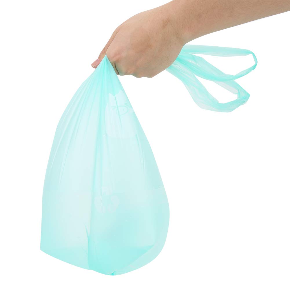 2 Rolls PLA+PBAT Biodegradable Trash Bags - Extra Thick Eco-Friendly Garbage Bags, Vest Style Kitchen Trash Can Liners for Home, Office & Outdoor Use
