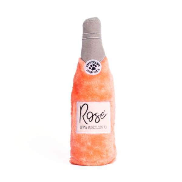 ZippyPaws Happy Hour Crusherz Rose Dog Toy - Durable Plush Chew Toy for Small & Medium Dogs, Perfect for Playtime, Training & Cuddling - Great for Indoor/Outdoor Use, Birthday Gifts & Puppy Teething Relief