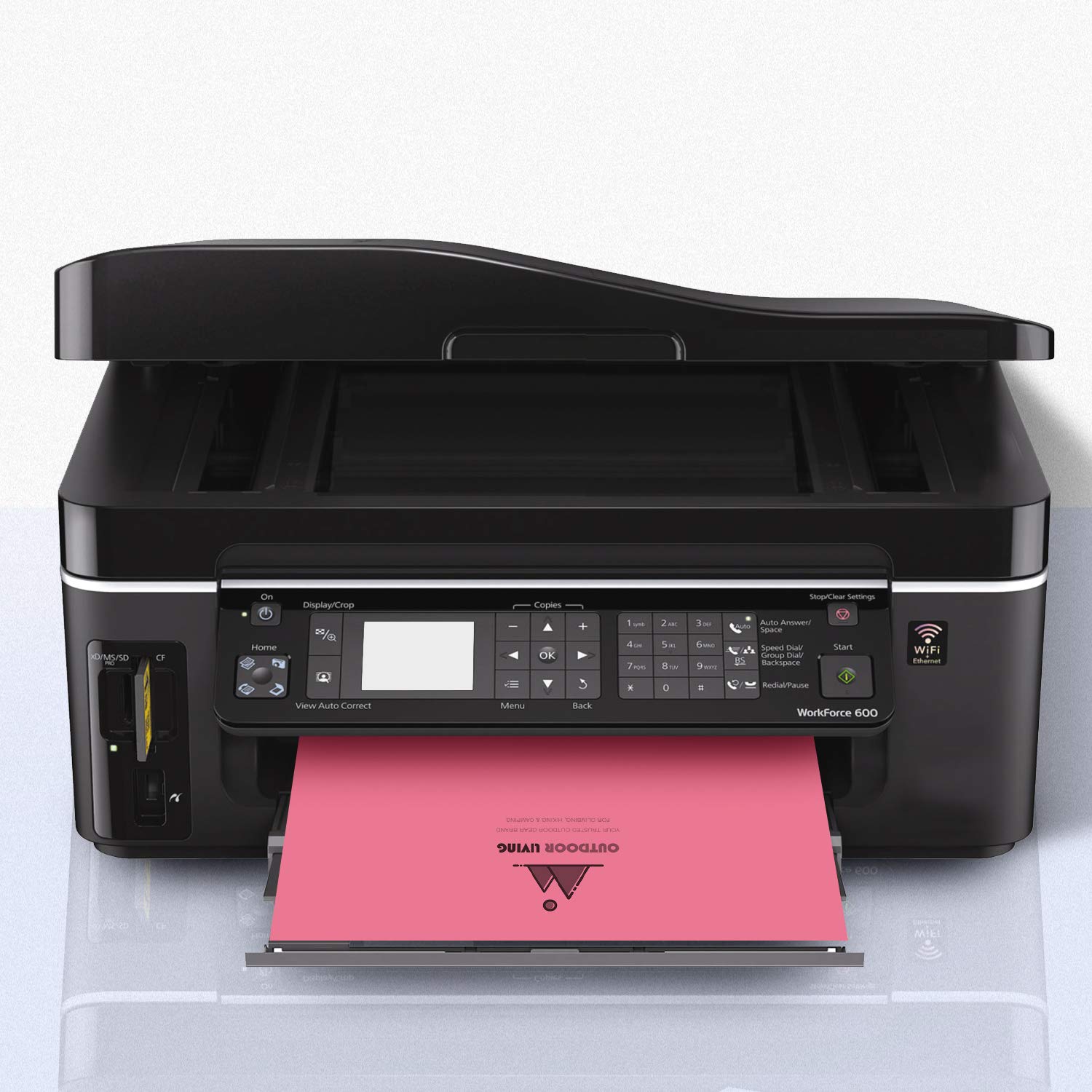Pastel Pink Cardstock Paper - 50 Sheets 8.5