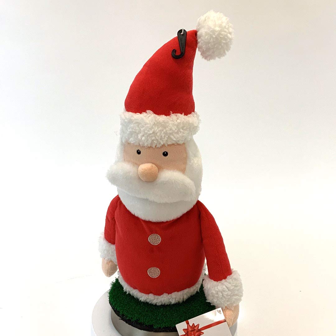 Santa Golf Club Head Cover - Festive Red Christmas Golf Headcover for Drivers & Woods - Perfect for Holiday Golf Tournaments & Gifts