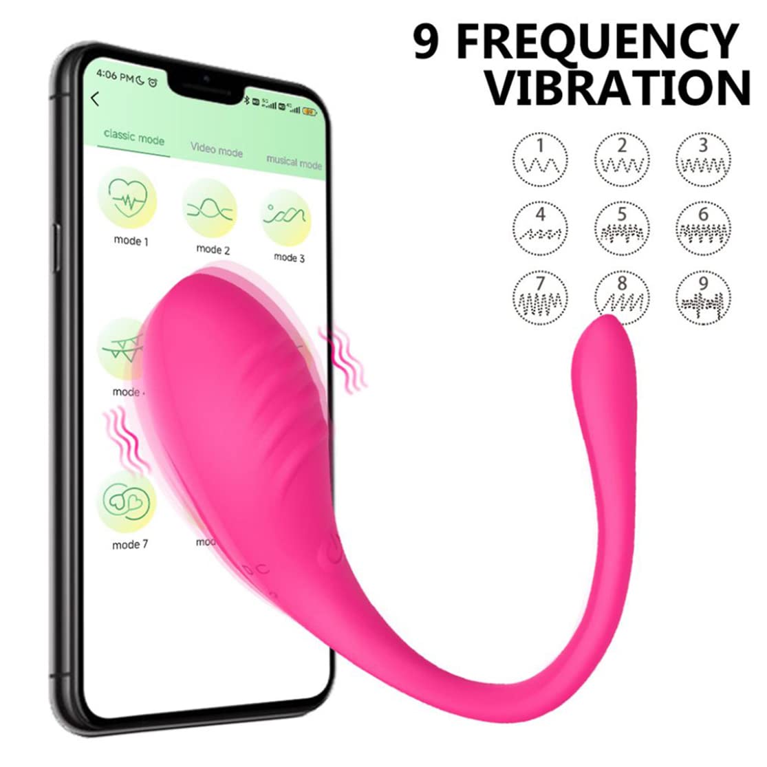 10 Speed APP Remote Control Vibrator for Women - Mini G-Spot & Clitoral Stimulator, Waterproof Love Egg for Couples Play | Perfect for Long Distance Romance, Bedroom Fun & Solo Pleasure