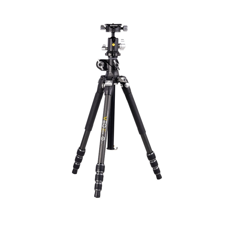 VEO 3T+ 234CB Lightweight Carbon Fiber Travel Tripod for Photography - Compact & Sturdy Camera Stand for Hiking, Travel, and Outdoor Shooting