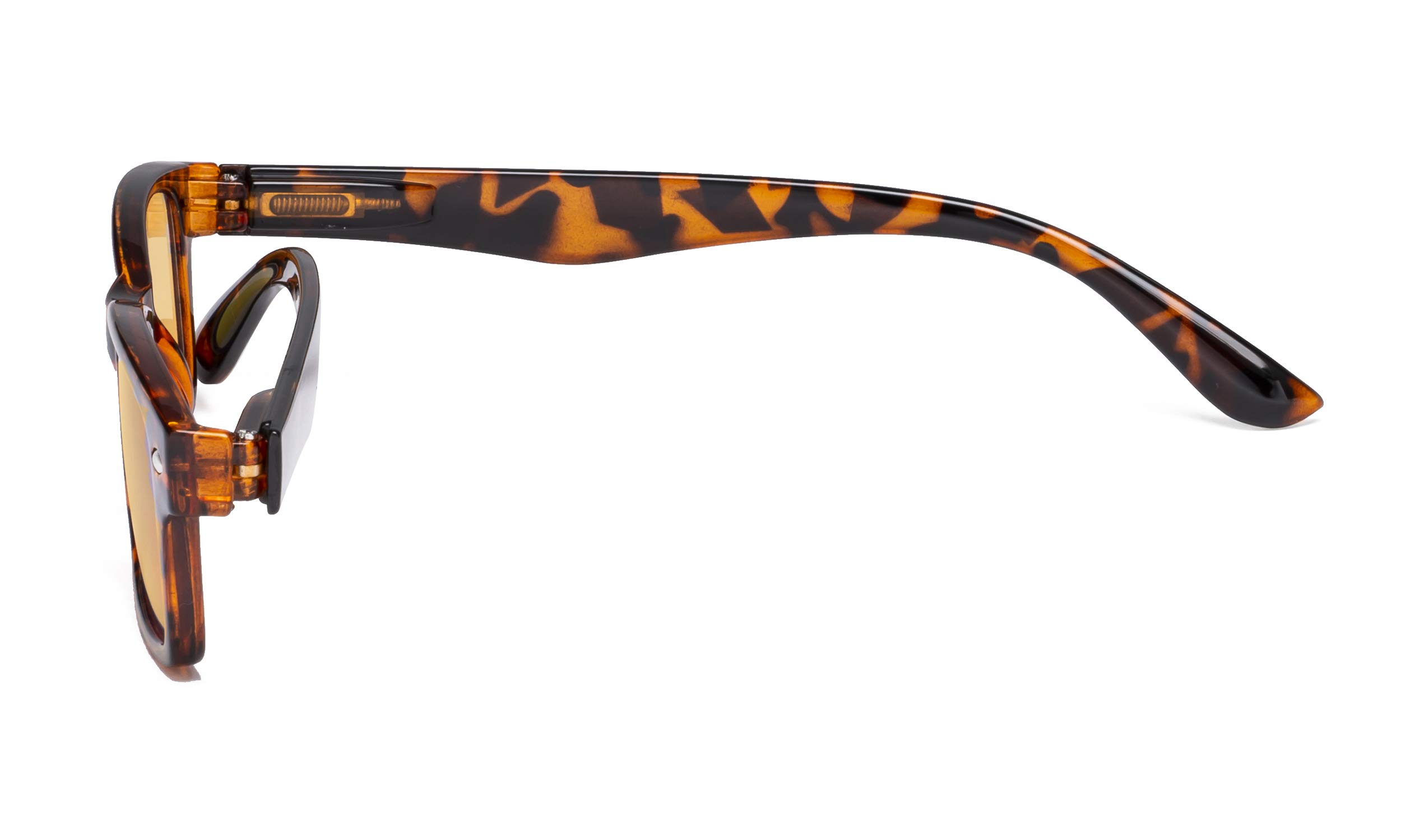 CessBlu Amber Tinted Blue Light Blocking Glasses for Men & Women - Anti Eye Strain for Computer Work, Gaming & Reading | Reduce Digital Fatigue for Office & Home Use