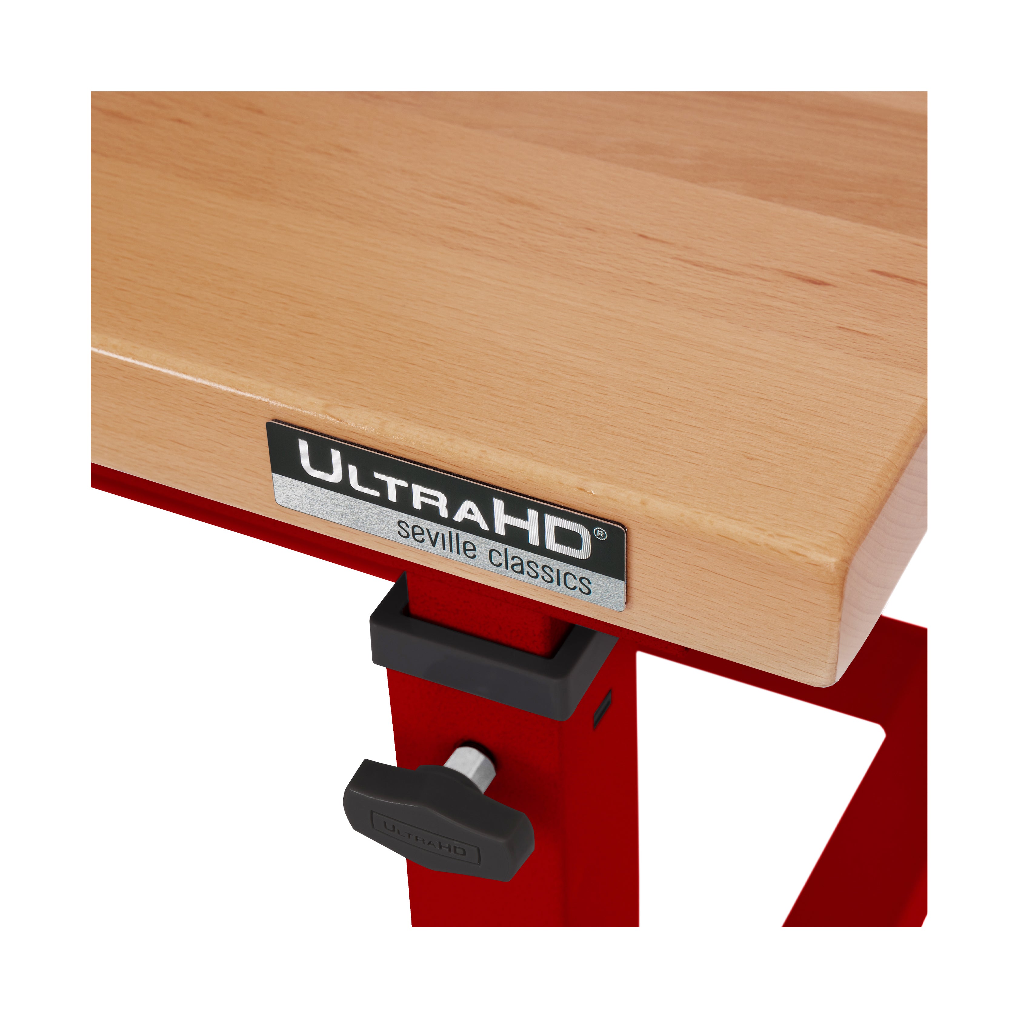 UltraHD® Adjustable Height Workbench - Heavy Duty Ergonomic Standing Desk for Home Office, Workshop & Garage - Perfect for Computer Work, DIY Projects & Crafting