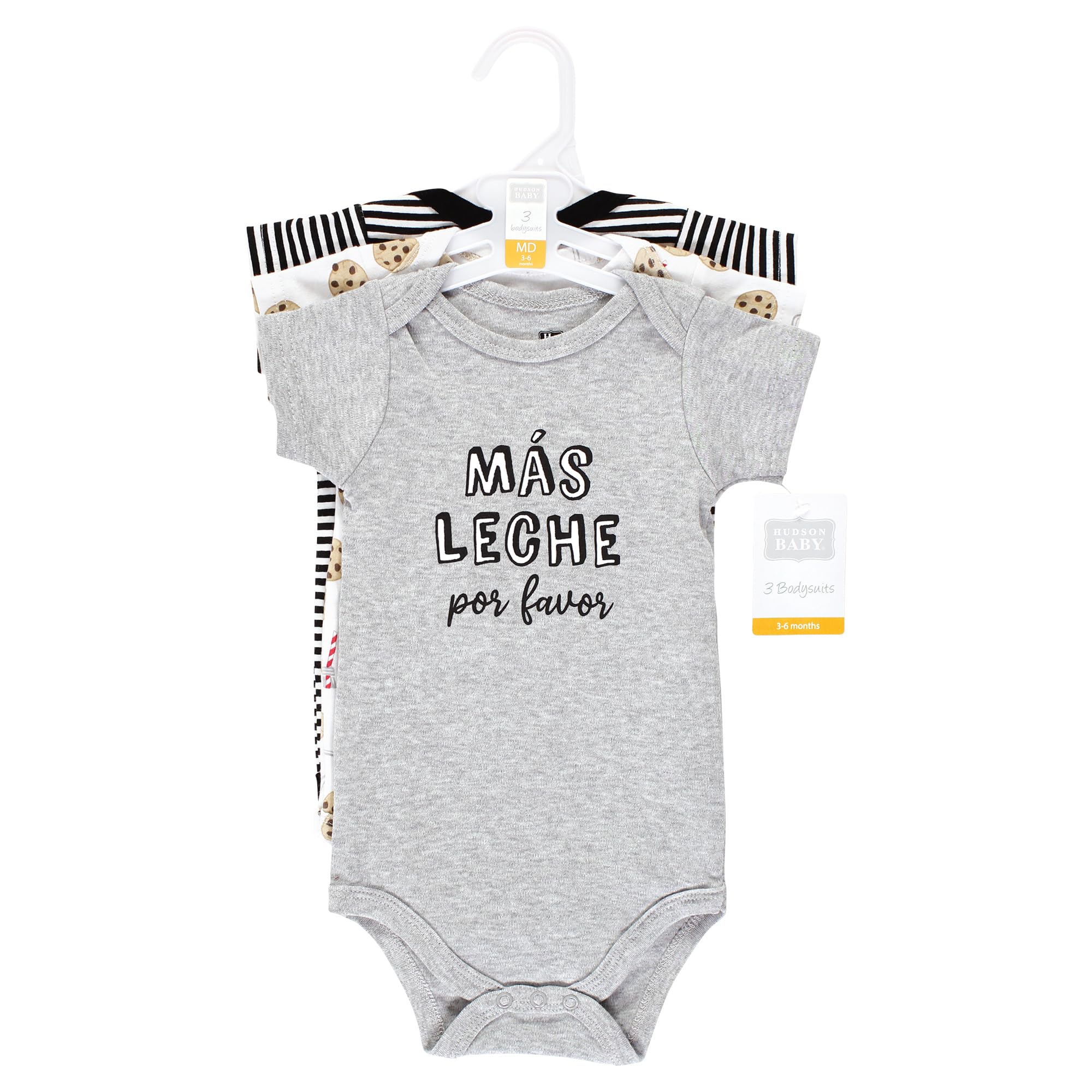 Hudson Baby Unisex Cotton Bodysuits - Soft & Comfortable Newborn Onesies - 