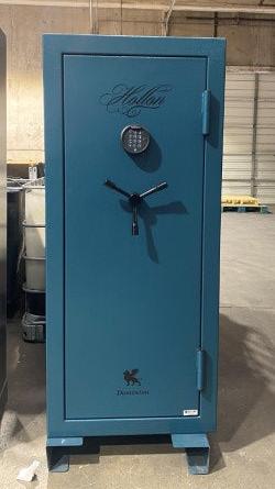 Hollon The Dominion 16 Gun Safe - Teal Color, Blemished Model | Secure Firearm Storage for Home, Office & Hunting Use