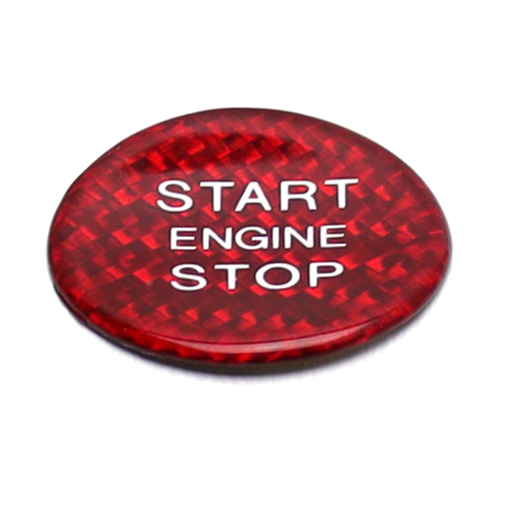 Real Carbon Fiber Engine Push Start Button for 2019+ Audi A6 A7 - High-Performance Ignition Upgrade for Sports Cars & Luxury Vehicles | Perfect for Racing Enthusiasts & Car Modifications