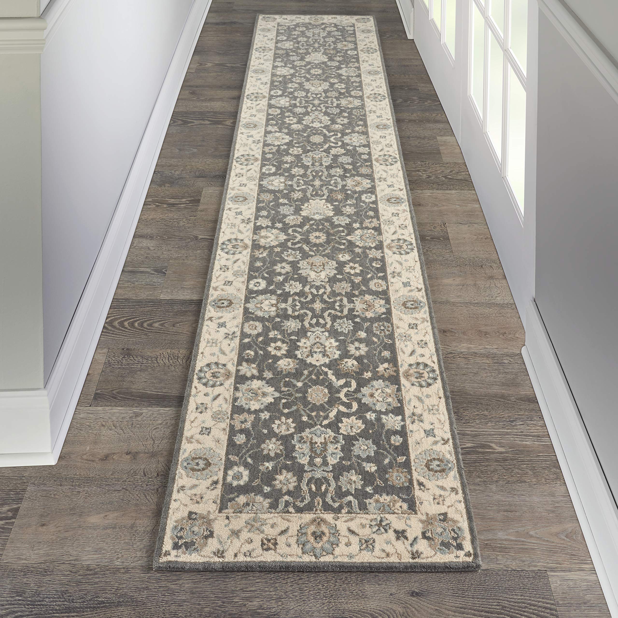 Nourison Living Treasures Persian Grey/Ivory 2'6