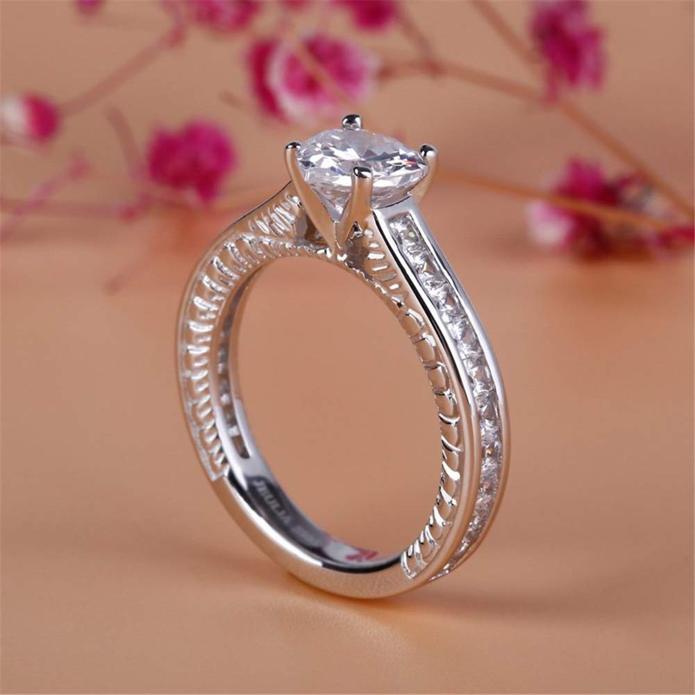 Jeulia 2 Carat Heart Cut Cubic Zirconia Engagement Ring - 925 Sterling Silver Wedding Band for Women, Anniversary & Valentine's Day Gift - Perfect for Proposals, Bridal Jewelry & Romantic Occasions