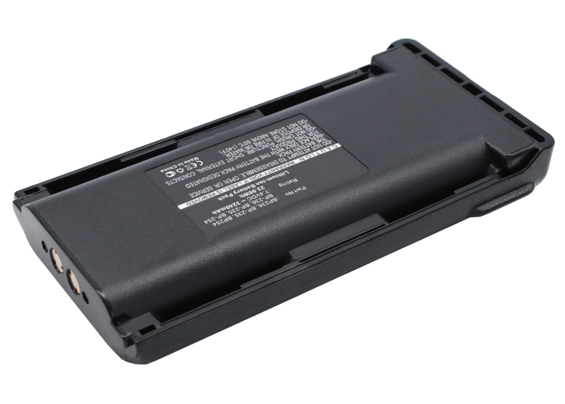 Synergy Digital 2-Way Radio Battery for Icom IC-F70D - 3240mAh Li-ion High Capacity Replacement (BP-235 Compatible) - Perfect for Security, Construction & Outdoor Communication