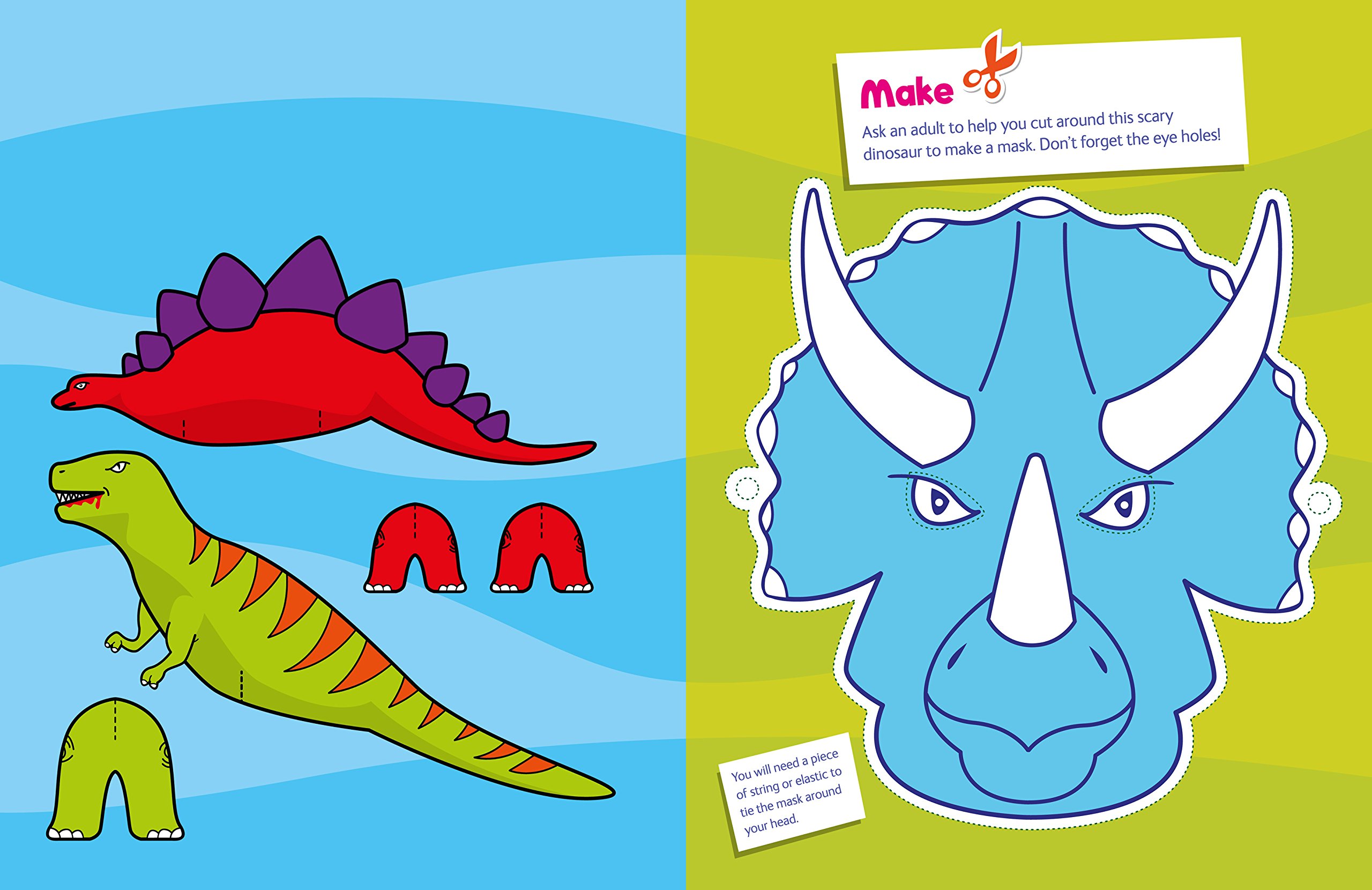 The Ultimate Bumper Dinosaur Activity Book: Stickers, Games, Dino-Doodling Fun for Kids - Perfect for Home, School, and Travel Adventures!
