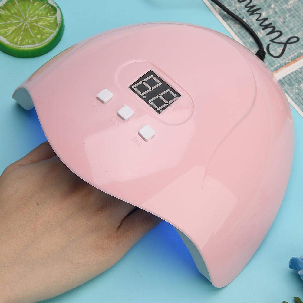 Professional LED UV Nail Gel Curing Lamp with LCD Display - Fast Drying for Hard Gel, Builder Gel & Gel Polish - Perfect for Home & Salon Manicures - Ideal for DIY Nail Art & Professional Nail Services (SUNX3)