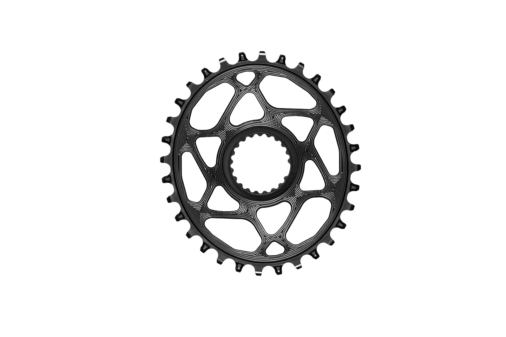 AbsoluteBlack Oval 1x Direct Mount Chainring for Shimano XTR M9100 - High-Performance Bike Chainring for Mountain Biking & Trail Riding