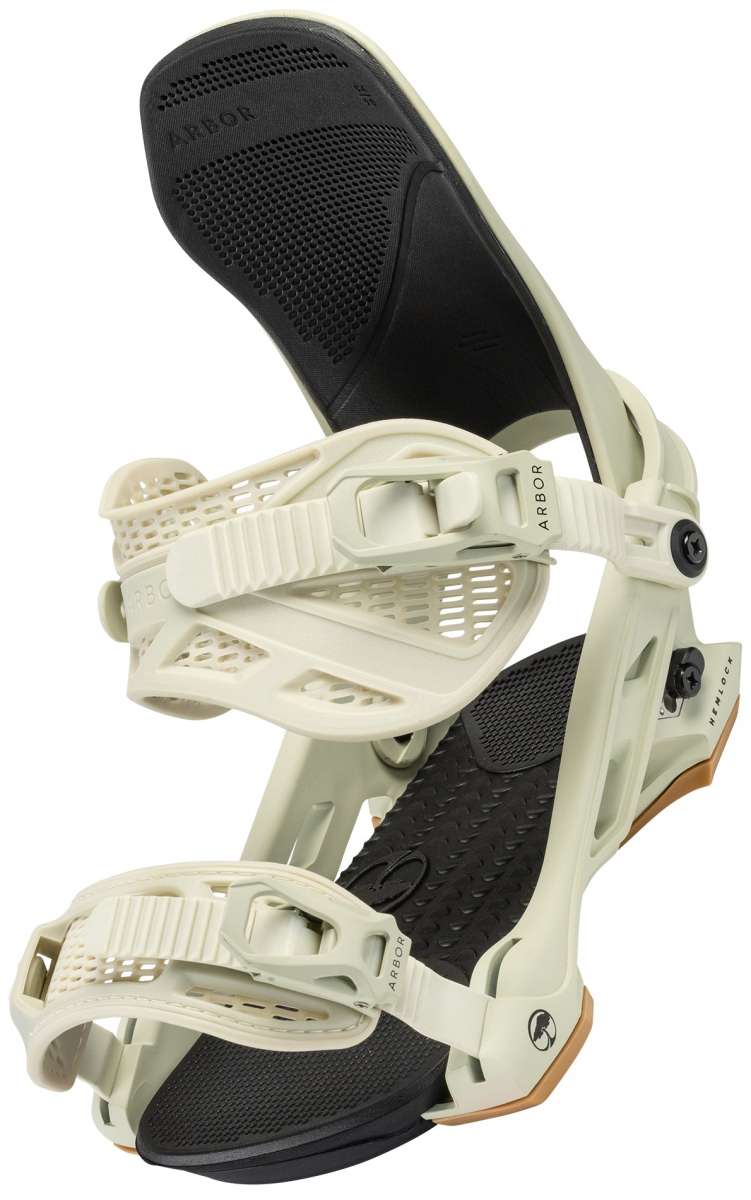 **2024 Arbor Hemlock Snowboard Bindings - High-Performance Snowboard Bindings for All-Mountain & Freestyle Riding - Perfect for Powder, Park & Backcountry Adventures**