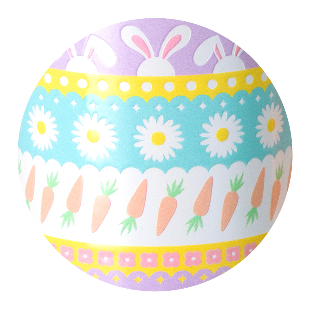 24oz Bunny Trail Party Cup - Insulated Plastic Tumbler for Kids Birthday, Easter, and Outdoor Picnics - BPA-Free, Leak-Proof, Reusable Drinking Cup with Lid and Straw