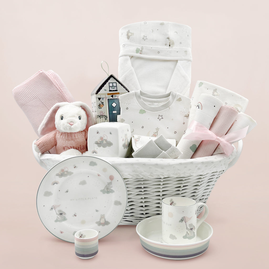 Personalized Little Love Luxury Baby Girl Gift Hamper - Perfect for Newborn Showers, Christenings & Special Occasions