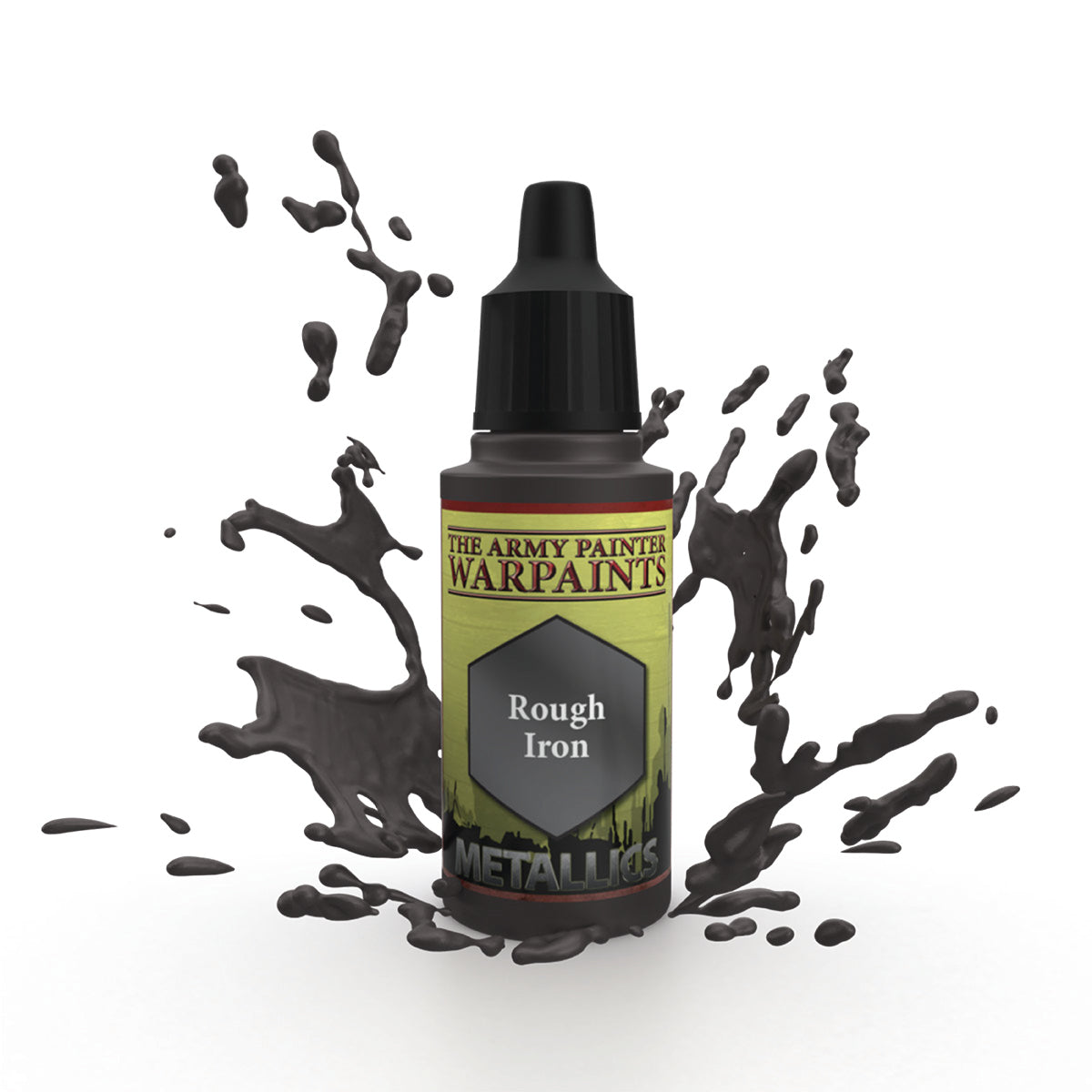 Warpaints Metallics: Rough Iron - Premium Metallic Paint for Miniatures & Models - Perfect for Warhammer, D&D, and Cosplay Projects