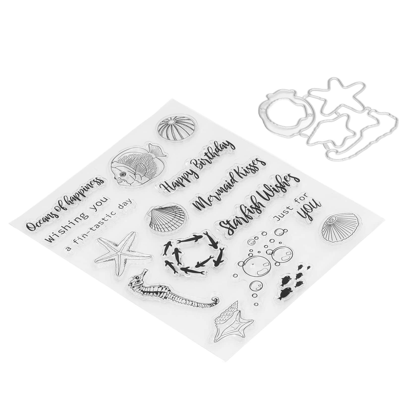 Clear Stamps for Scrapbooking & Card Making - Lightweight Die Cuts for Envelopes, Journals & DIY Crafts - Perfect for Wedding Invitations, Gift Tags & Memory Books