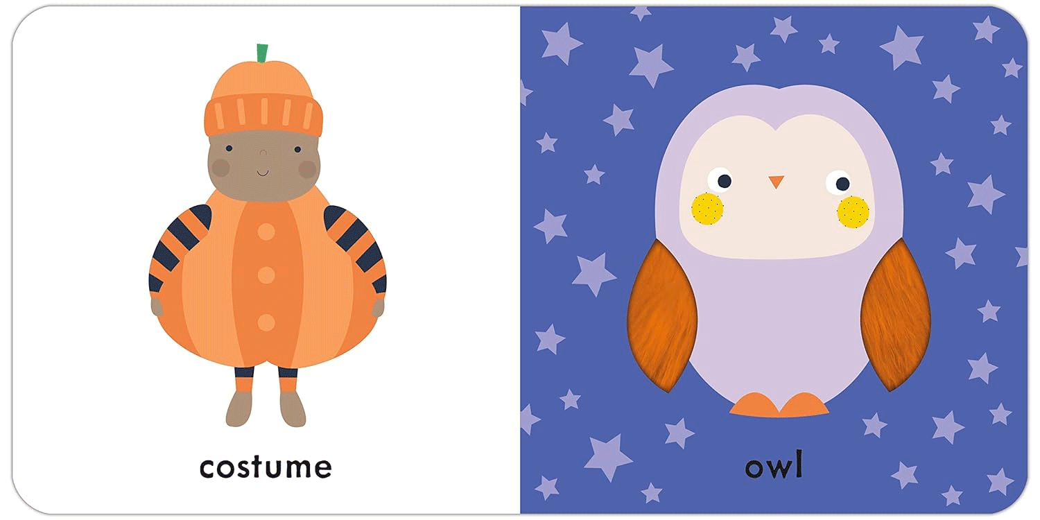 Happy Halloween Touch and Feel Sensory Book for Babies & Toddlers - Interactive Learning Toy for Early Childhood Development | Perfect for Halloween Gifts, Baby Shower Presents & Sensory Playtime