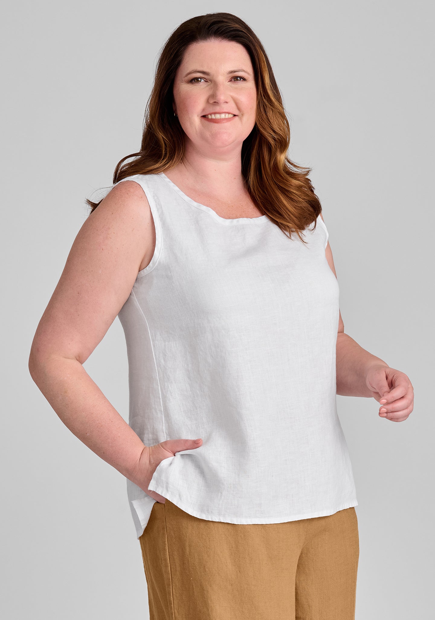 Essential Linen Tank Top for Women - Breathable & Comfortable Summer Casual Wear - Perfect for Beach, Yoga, and Everyday Outfits - FINAL SALE