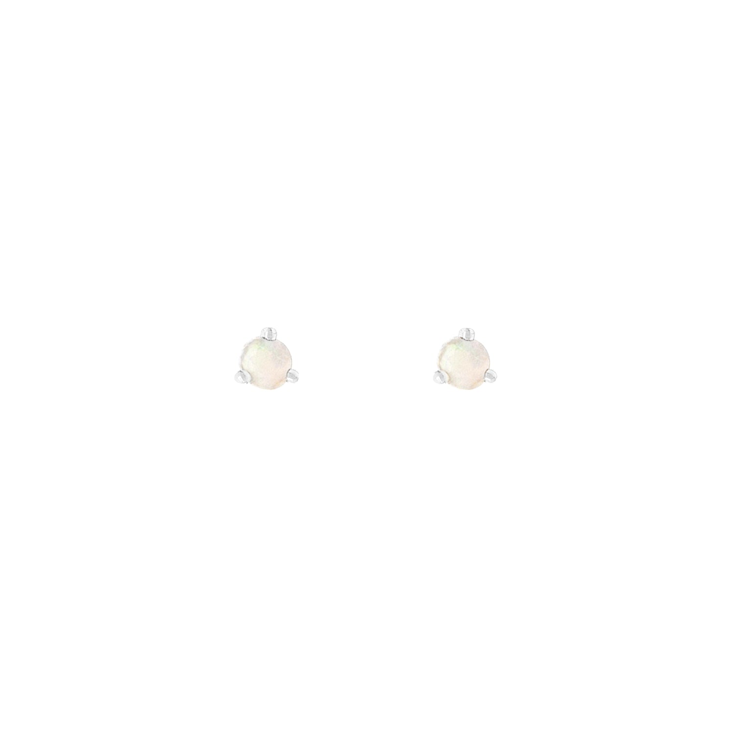 Opal Birthstone Stud Earrings for Women - October Birthstone Jewelry - Dainty & Elegant Gift for Birthday, Anniversary & Special Occasions