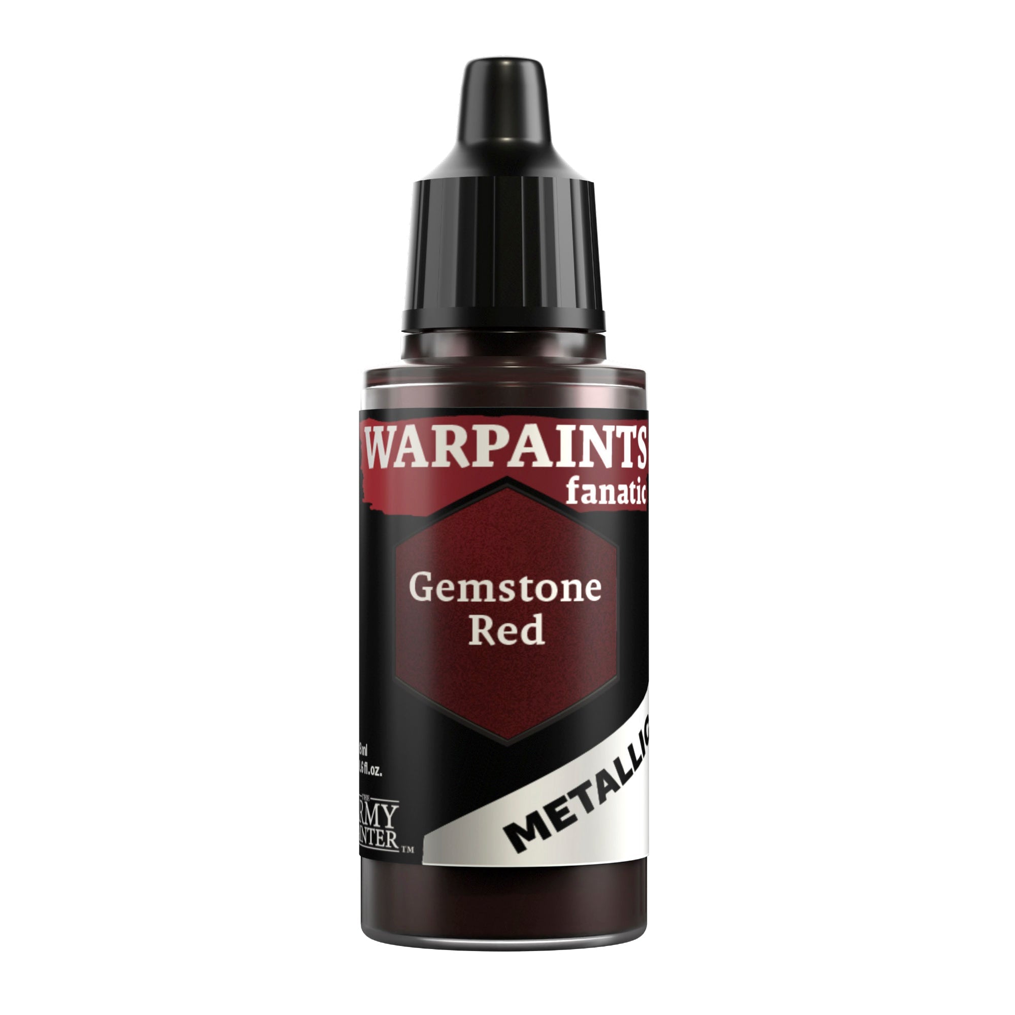 Warpaints Fanatic Metallic Gemstone Red - High-Quality Metallic Paint for Miniatures & Models - Perfect for Warhammer, D&D, and Tabletop Gaming