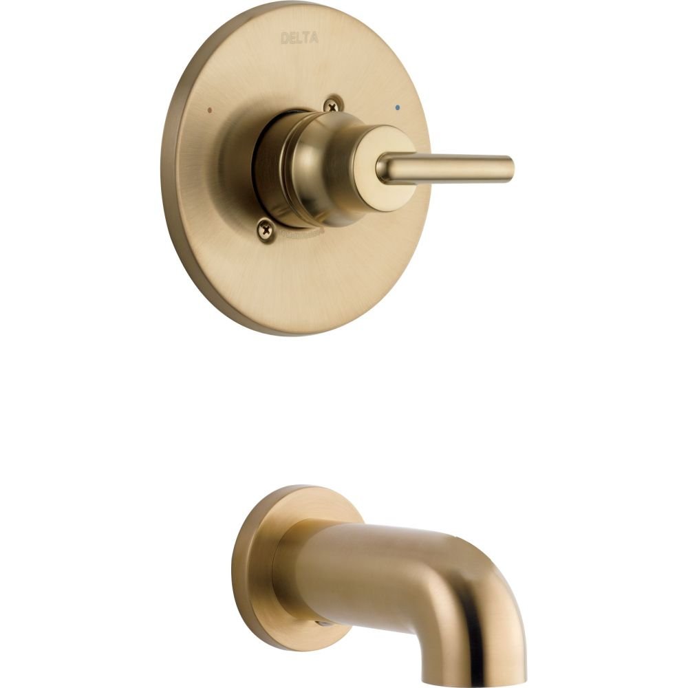 Delta Faucet T14159-CZ Champagne Bronze Single-Handle Bathroom Sink Faucet - Perfect for Modern Bathrooms & Powder Rooms