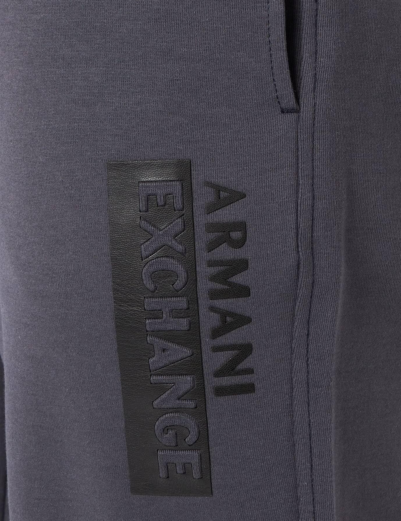 Armani Exchange Men's Embroidered Logo Jogger Sweatpants - Comfortable Athletic Pants for Gym, Lounge & Casual Wear
