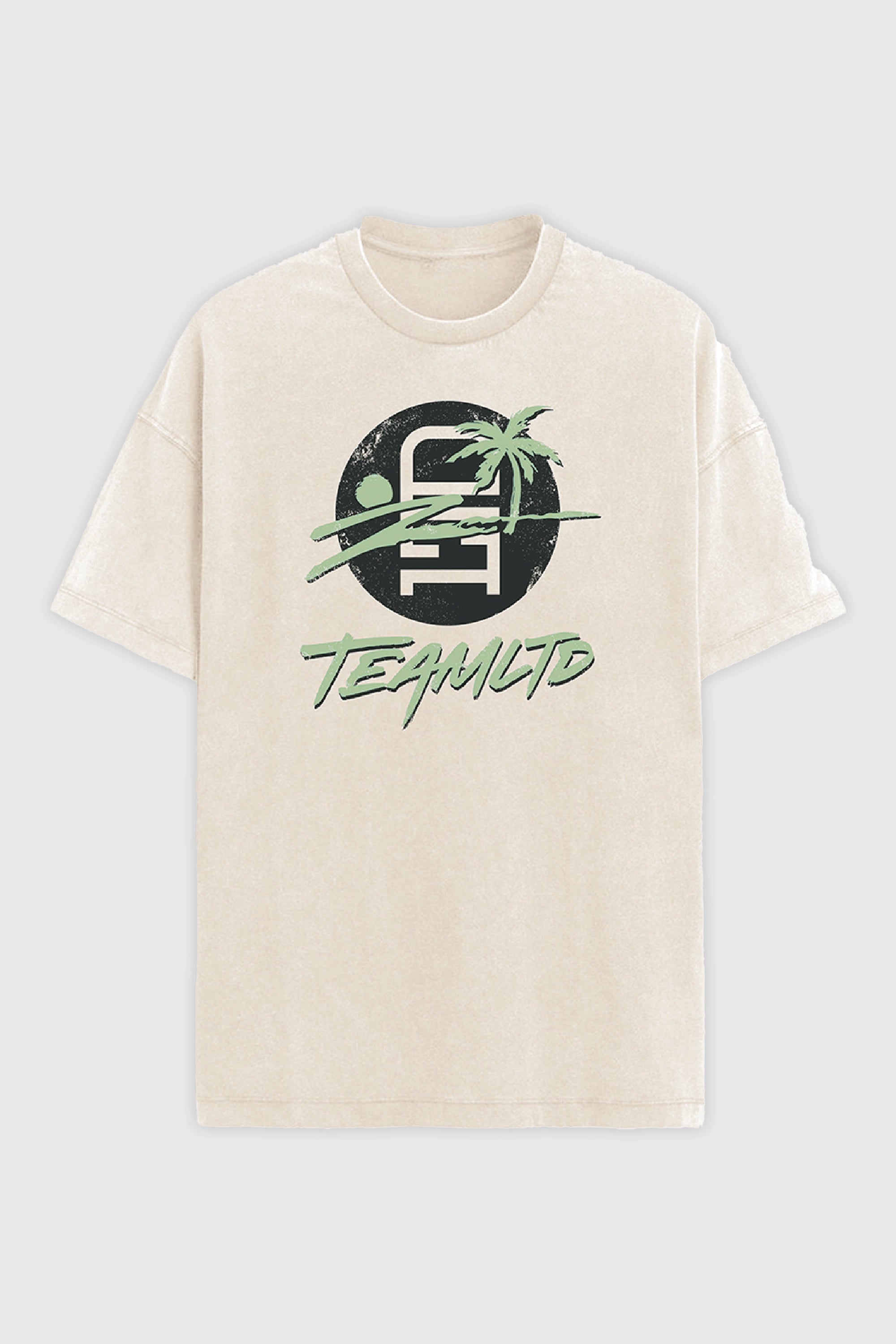 Custom Logo Palm Print T-Shirt - Soft Cotton Tee for Men & Women - Perfect for Casual Wear, Beach Outfits, and Summer Fashion