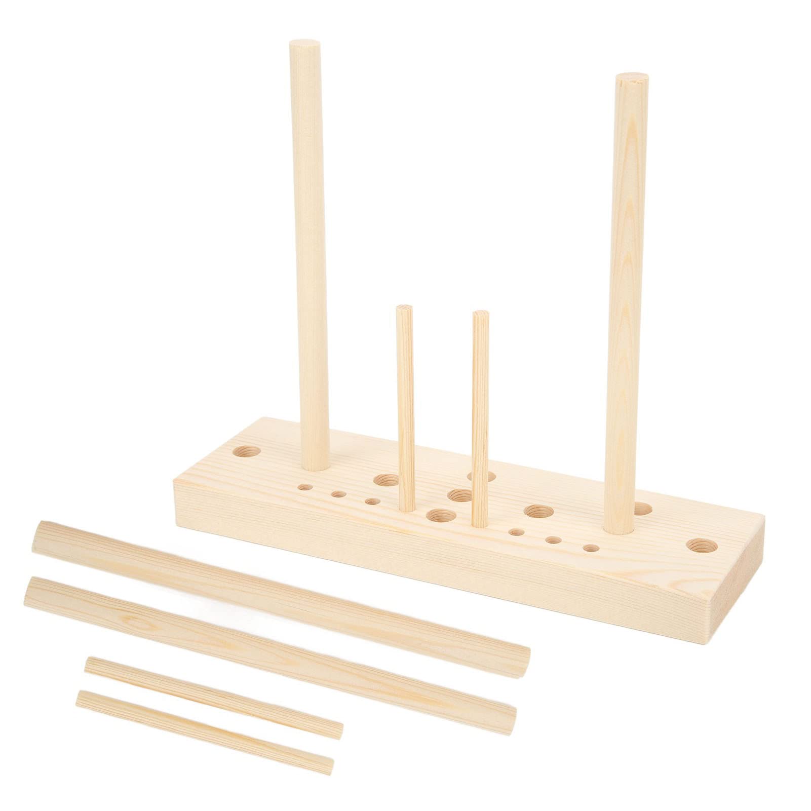 Wooden Bow Maker Board & Sticks Kit - DIY Ribbon Bows for Crafts, Party Decorations, Gift Wrapping & Hair Accessories