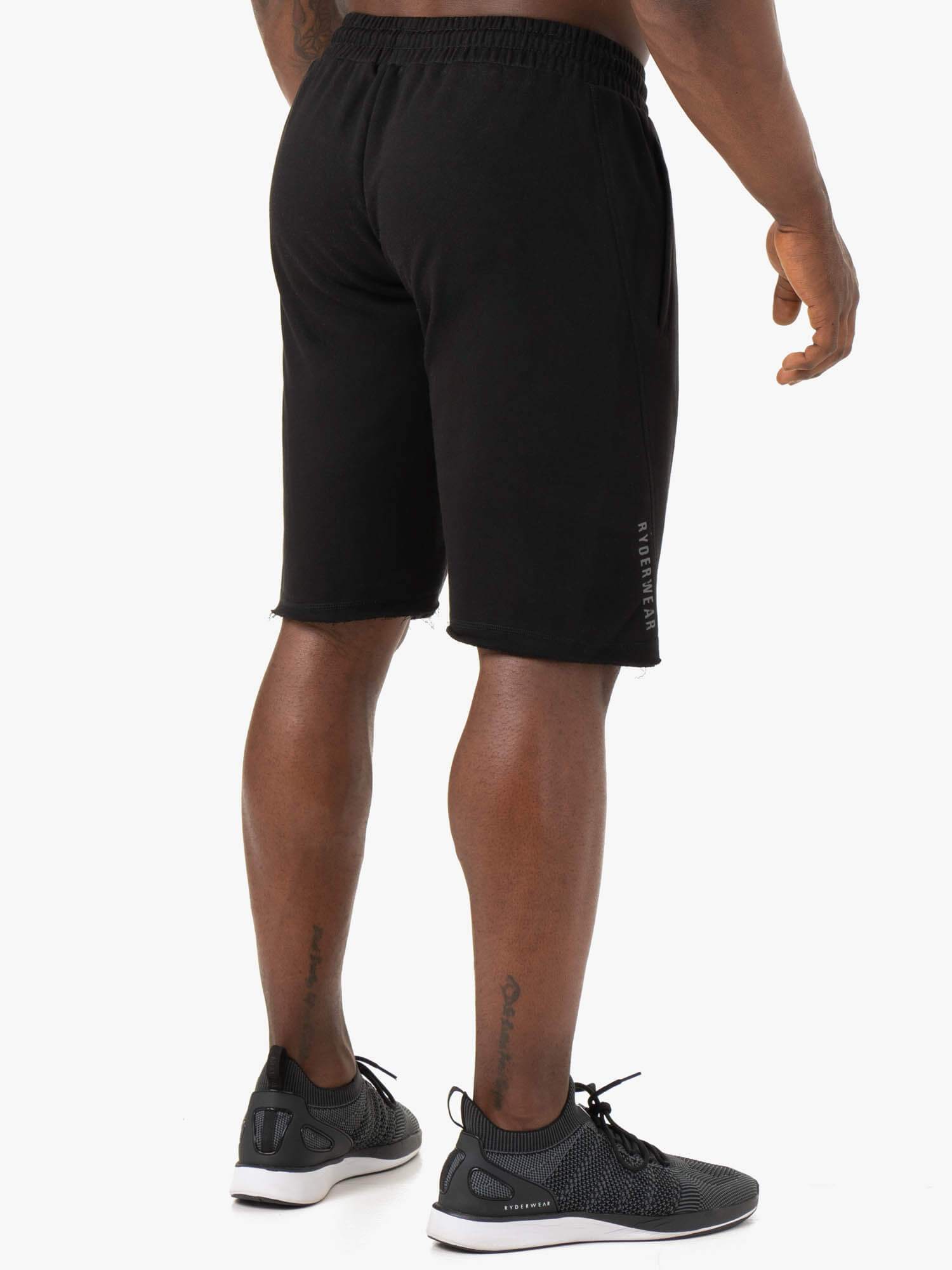 Iron Track Shorts for Men - Athletic Running Shorts with Liner - Breathable Quick-Dry Workout Shorts - Black - Perfect for Gym, Jogging, and Outdoor Sports