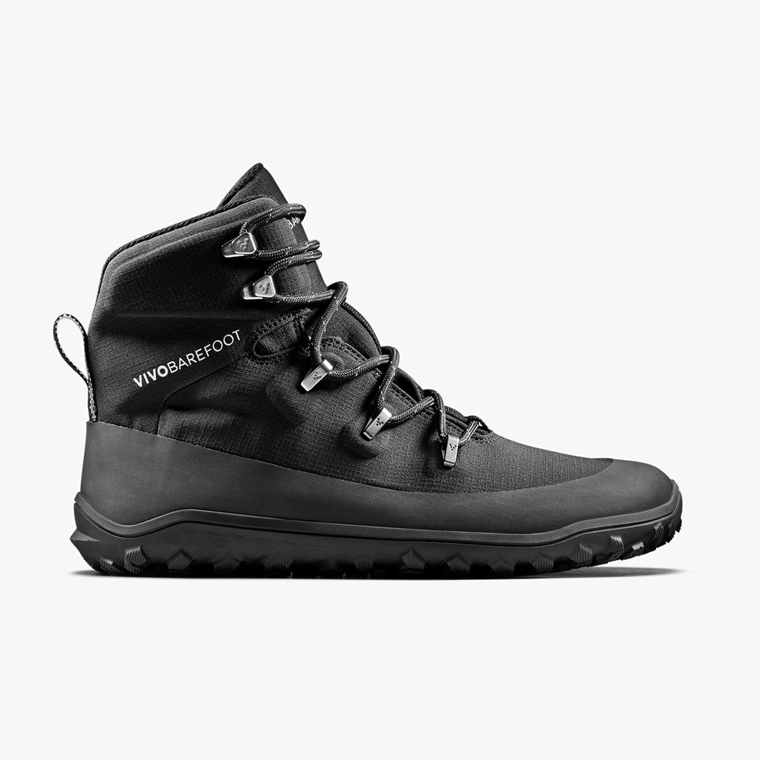 Vivobarefoot Men's Tracker Textile All-Terrain Hiking Boots - Lightweight Barefoot Shoes for Outdoor Adventures, Trail Running & Camping