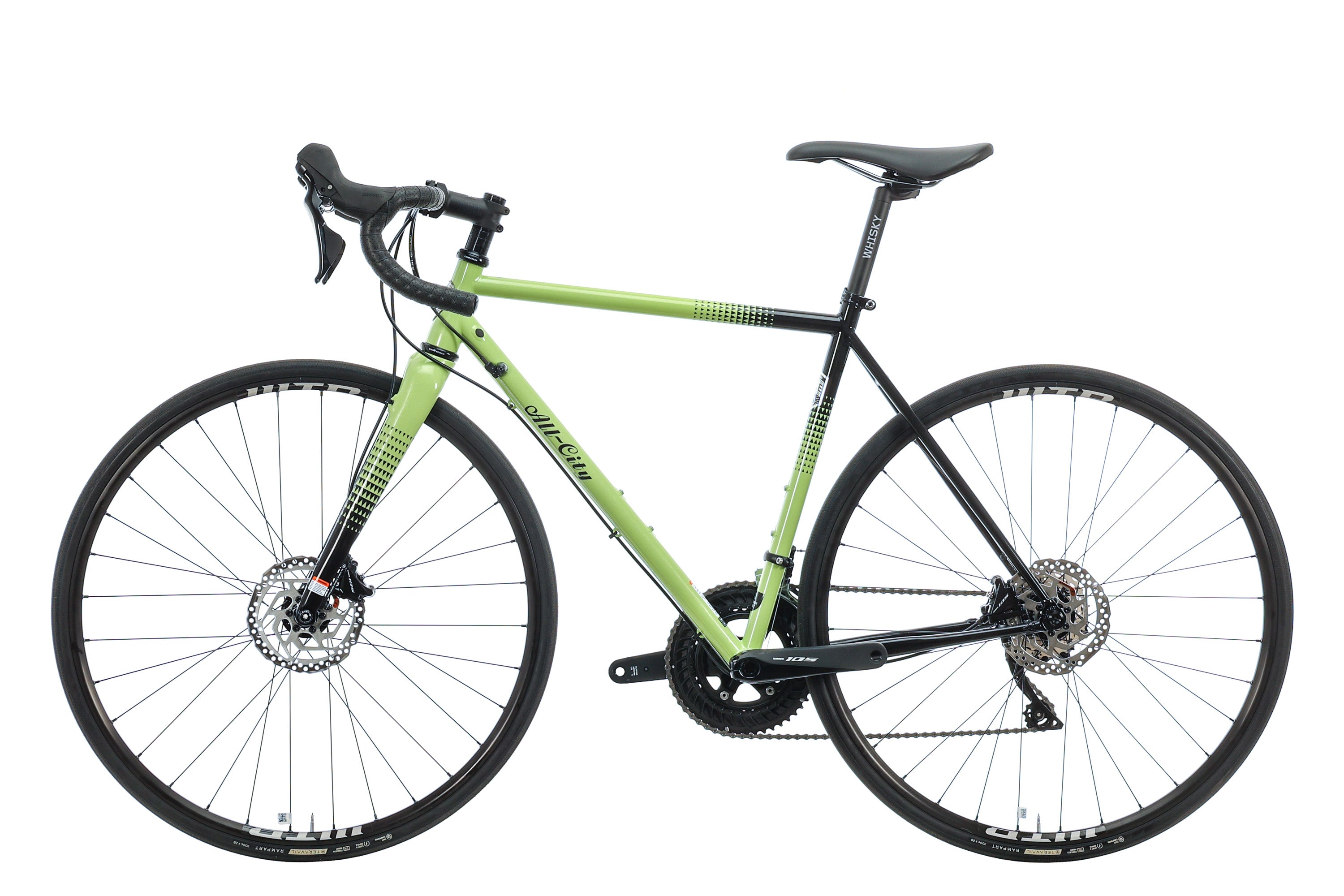 2023 All City Zig Zag Road Bike - 49cm Lightweight Aluminum Frame for Urban Commuting & Fitness Riding - Perfect for City Streets & Long-Distance Cycling
